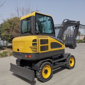 Excavadora de Ruedas SJ50-9M de Alta Potencia de Excavación, 5 Toneladas, Excavadora Hidráulica para Construcción, Minería y Agricultura - Product Image 1