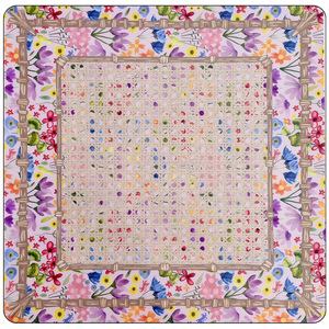 En stock, tapis de mahjong américain personnalisé, design floral coloré, tapis de table de mahjong de luxe, antidérapant, vente en gros - Product Image 1