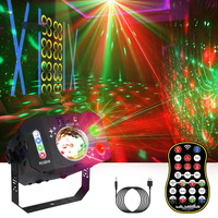 Nouvelle boule magique, lumière d'ambiance scénique clignotante, projecteur laser à tête mobile LED, lampe stroboscopique, LED RGB, contrôle DMX512