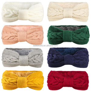 BELLEWORLD أوروبا والأمريكية الشتاء الدافئ headwer عنوان مخصص اللون صوف الأذن محبوك عقال الرياضة المارون - Product Image 4