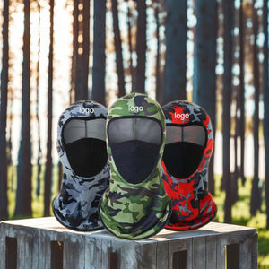 Masker Wajah penuh Multifungsi, penutup wajah penuh bersepeda tabir surya Facekini debu jala bernafas untuk olahraga luar ruangan dan Masker <span class=keywords><strong>Airsoft</strong></span> musim panas - Product Image 1