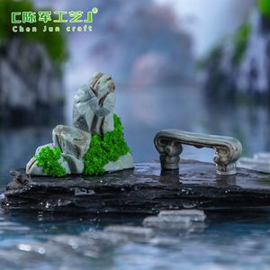 Lámpara de <span class=keywords><strong>roca</strong></span> artificial de simulación de micropaisaje Weij, accesorios decorativos de bricolaje para paisajismo de jardín y patio, miniatura - Product Image 4