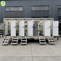 Goeasy fournit des toilettes extérieures sur mesure de grande taille, des toilettes de luxe, des toilettes mobiles, des toilettes publiques en remorque
