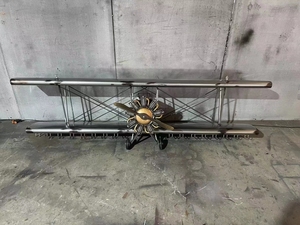 Décorations d'<span class=keywords><strong>avion</strong></span> en métal personnalisées, style steampunk, <span class=keywords><strong>avion</strong></span> <span class=keywords><strong>vintage</strong></span>, artisanat en métal, <span class=keywords><strong>décoration</strong></span> rustique grandeur nature pour bar, club - Product Image 3