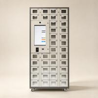 Casier intelligent pour la distribution de petits articles, casiers lumineux intégrés, gestion des actifs, développement logiciel SDK/API, 38 emplacements, RS485