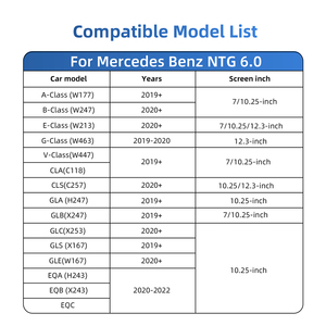 ชุดปรับแต่งรถยนต์ระบบแอนดรอยด์แบบไร้สายสำหรับ Mercedes A CLA CLS รุ่น2019 + เล่นตามจังหวะ - Product Image 3