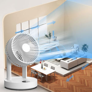 Nouveau ventilateur électrique de bureau silencieux et Portable à 5 vitesses, réglable, circulation d'air Rechargeable, avec veilleuse, <span class=keywords><strong>2023</strong></span> - Product Image 2