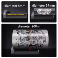 Axe rotatif réglable pour machine de marquage laser, accessoire de gravure pour bouteilles, stylos, tubes, haute précision