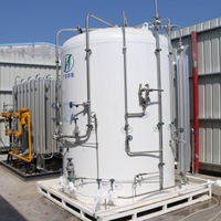 Réservoir de stockage cryogénique d'oxygène liquide, d'azote, d'argon et de CO2 de 1000 litres à 5000 litres, prix d'usine