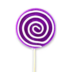 Hot Selling Giant Fruit Flavored Colored Circle Lollipop Candy