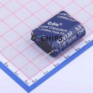 Supercondensateur CHP5R5L755R-ZQ 5.5V7.5F, composant traversant (THT), P=17.5mm, condensateur 7.5F -10%~+30% 5.5V 70uA@72hrs - Product Image 1