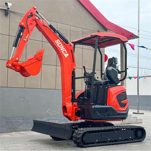Mini-excavatrice haute fiabilité de 1,5 tonne à chenilles pour les <span class=keywords><strong>travaux</strong></span> de fondations de maisons, l'aménagement paysager et les <span class=keywords><strong>travaux</strong></span> de terrassement agricoles - Product Image 1