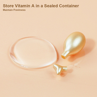 Capsules de sérum anti-âge personnalisées pour le visage Rétinol anti-rides rapide avec peptides et ensemble OEM de blanchiment au squalane