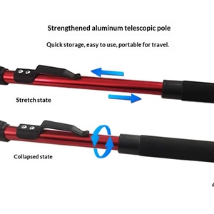 Filet de pêche pliable à absorption magnétique de 87,5 cm, filet télescopique en alliage d'aluminium et silicone, sac à filet, filet de pêche à main, filet d'atterrissage - Product Image 4