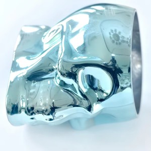 Lot de verres à bière en <span class=keywords><strong>verre</strong></span> électroplaqué motif croix bleue, ensemble de verrerie pour la maison et la décoration de Noël - Product Image 6