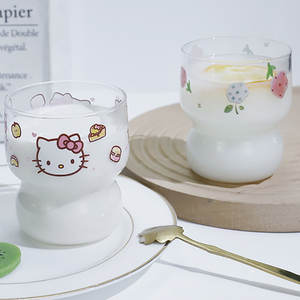 <span class=keywords><strong>Hello</strong></span> <span class=keywords><strong>Kitty</strong></span> Cat Padrão Atacado Personalizado Decalque Cabaça Copo De Vidro - Product Image 2