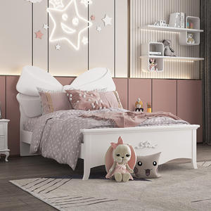 Muebles de cama de 1,2 m/1,5 m ooden, muebles de algodón ordic - Product Image 1