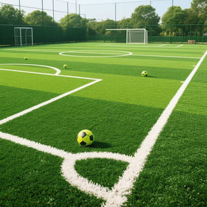 Gazon artificiel de sport 50MM <span class=keywords><strong>7000D</strong></span> pour le football, durable, écologique, pour salle de sport, anti-âge - Product Image 4