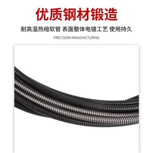 Tuyau d'alimentation en fil de soudage MIG Panasonic, 6m, 8m, 10m, tension à ressort en acier haute résistance pour la réparation et la fabrication de métaux - Product Image 2