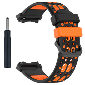 สายนาฬิกาซิลิโคนแบบสองสีขนาด 22 มม. ใช้ได้<span class=keywords><strong>ก</strong></span>ับสายรัด Amazfit T-Rex 2 / T-Rex 3 - Product Image 3