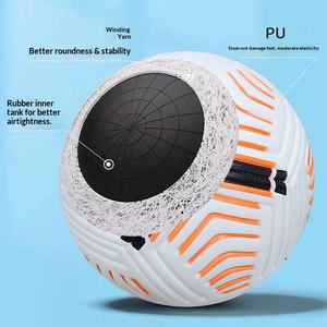 ลูกฟุตบอลเย็บด้วยเครื่องจักรแบบกำหนดเองขายส่ง ทำจาก PU TPU PVC ขนาด 5 สำหรับฝึกซ้อม แข่ง<span class=keywords><strong>ขัน</strong></span> ลีก <span class=keywords><strong>ฟุตบอล</strong></span>กลางแจ้ง - Product Image 2