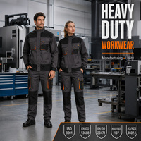 Uniforme de Trabajo Resistente para Tráfico, Soldadura, Reparación, Taller, Mecánico, Ingeniero, Minería, Construcción, Fábrica