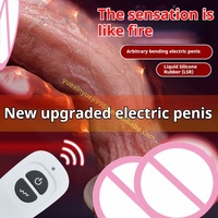 Dildo vibrant OEM personnalisé en silicone liquide souple, grande puissance de vibration, ventouse étanche, rechargeable, pour le plaisir en chambre, machine sexuelle