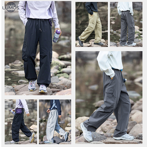 <span class=keywords><strong>Pantalon</strong></span> de randonnée unisexe imperméable, <span class=keywords><strong>pantalon</strong></span> <span class=keywords><strong>cargo</strong></span> décontracté printemps-automne, <span class=keywords><strong>pantalon</strong></span> droit pour hommes et femmes - Product Image 2