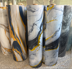 Su geçirmez IXPE köpük yanardöner mermer duvar kağıdı: Peel-and-Stick, iç dekorasyon için çevre dostu kendinden yapışkanlı - Product Image 5