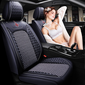 Fundas de Asiento de Coche de Diseño Universal 5D de Seda Helada, Lujosas y Cómodas, Personalizadas de Fábrica, en Stock, Buen Precio, 2026 - Product Image 4
