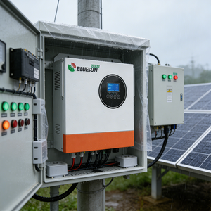 Sistema de Almacenamiento de Energía Solar Dividido de 4.2KW, 200Ah, Protección IP65, Comunicación CAN, Híbrido Doméstico, Conjunto Completo con Paneles de 650W - Product Image 5