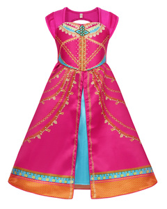 Popular Halloween Jasmine <span class=keywords><strong>princesa</strong></span> fiesta disfraz Cosplay Aladdin <span class=keywords><strong>princesa</strong></span> niñas disfraces Jasmine película disfraz colección - Product Image 2