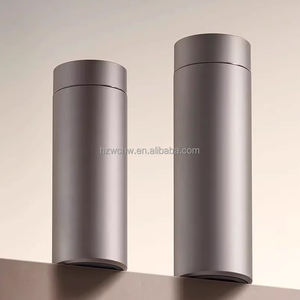 <span class=keywords><strong>Thermos</strong></span> écologique à double paroi en titane mat de 500 ml avec <span class=keywords><strong>infuseur</strong></span> à thé pour cadeaux d'affaires - Product Image 4
