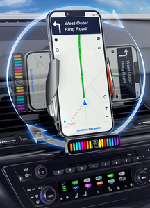 Cargador de coche inalámbrico de 66W con función <span class=keywords><strong>Q</strong></span>, cargador de teléfono móvil, cargador inalámbrico de coche inteligente, soportes de teléfono móvil para <span class=keywords><strong>iPhone</strong></span> - Product Image 2