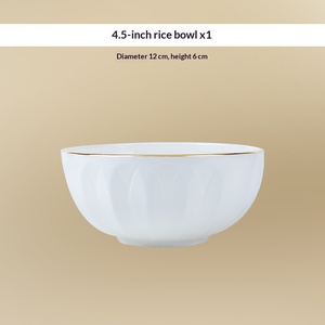 Service de vaisselle en porcelaine fine de Jingdezhen, ensemble de plats en céramique pour la maison, coffret cadeau, assiettes à dîner, vente en gros, personnalisation du LOGO - Product Image 6