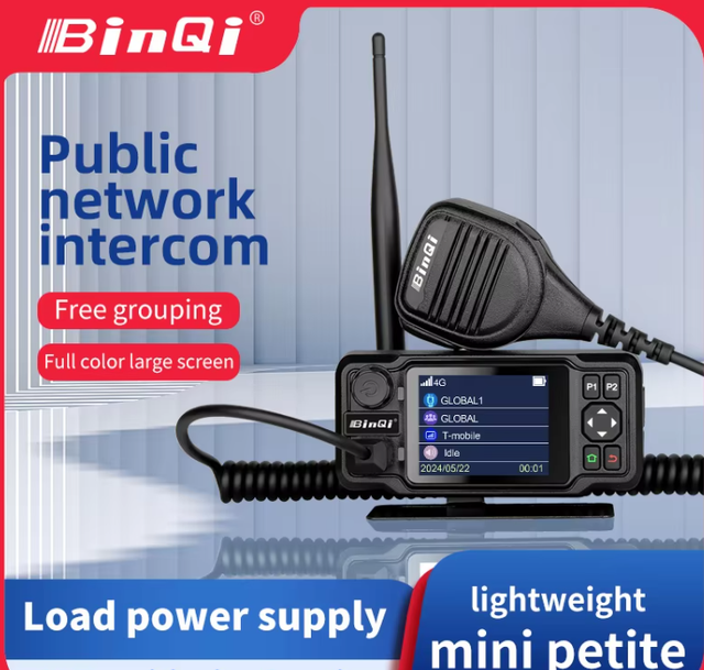 BQ-8900 4G Car Two-Way Radio Vehicle-mounted Long Range Walkie Talkie Intercom Global Public Network POC Radio Woki Toki