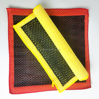 Serviette de décontamination en argile pour detailing automobile 30x30 cm, double face, pour surfaces peintes et lavage de voiture