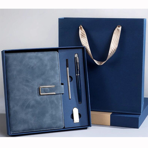 Cadeaux d'affaires promotionnels, bloc-notes A5, clé USB, stylo à bille, recharge, logo personnalisable, ensemble de cadeaux d'entreprise, <span class=keywords><strong>Persol</strong></span> fait main - Product Image 1