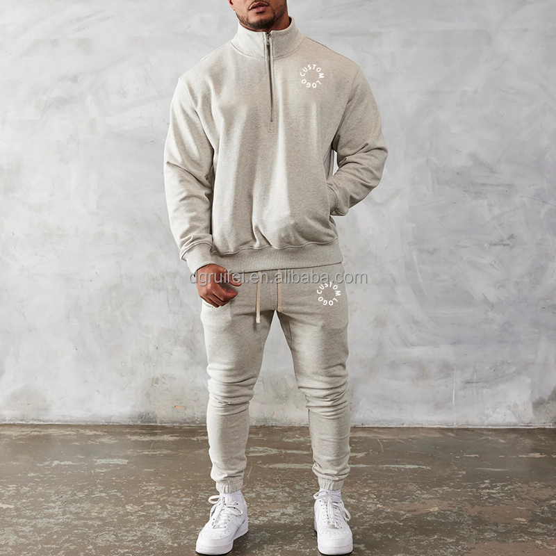 Cotton Oversized Custom Blank Tracksuit