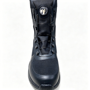 DF22 Black Outdoor Waterproof PU <b>Boots</b> All Seasons Men's Tactical <b>Hiking</b> Shoes Stock Wholesale - Product Image 6