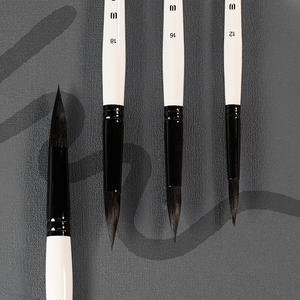 Pinceles de Acuarela de Cabeza Redonda, Pinceles de Pintura Artística de Alta Calidad con Bolsa Protectora, Gran Venta en China - Product Image 4