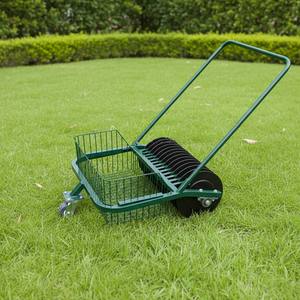 Vente directe usine Chariot de golf manuel en acier à 13 compartiments pour la collecte de balles, équipement d'entraînement pour le practice, capacité de 700 balles - Product Image 6