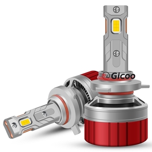 หลอดไฟรถยนต์ GICOO X25 ดีไซน์ใหม่ กำลังไฟสูง 160W 20000LM แบบ LED Canbus H4 H1 9005 9006 H11 ไฟหน้า LED H7 - Product Image 3