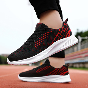 <span class=keywords><strong>Sneakers</strong></span> Casual da <span class=keywords><strong>Uomo</strong></span>, Leggere con Lacci, in Rete Traspirante Nera, <span class=keywords><strong>Suola</strong></span> in EVA, Scarpe Sportive - Product Image 1