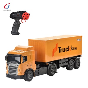 Chengji điều khiển từ xa Container xe tải đồ chơi trẻ em mô phỏng Trailer 2.4G có thể tháo rời RC Container xe tải với đèn pha chiếu sáng - Product Image 1