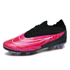 <span class=keywords><strong>Botas</strong></span> <span class=keywords><strong>de</strong></span> Fútbol Profesionales al por Mayor, <span class=keywords><strong>Talla</strong></span> Grande, Transpirables, con Parte Superior <span class=keywords><strong>de</strong></span> PVC y Suela <span class=keywords><strong>de</strong></span> Goma, Zapatos <span class=keywords><strong>de</strong></span> Entrenamiento para Primavera, Unisex - Product Image 1