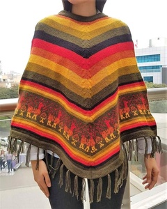 ALPACA <b>WOOL</b> <b>PONCHO</b> - Product Image 1