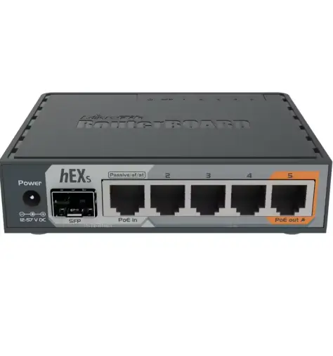 Mikroskop asli baru 5 port Gigabit Ethernet Router RouterOS L4 RB760iGS