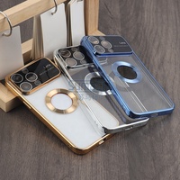 Coque de téléphone plaquée CD avec grande fenêtre pour Tecno Spark 5 Pro, Infinix Note et iPhone 16, 15, 14, 13