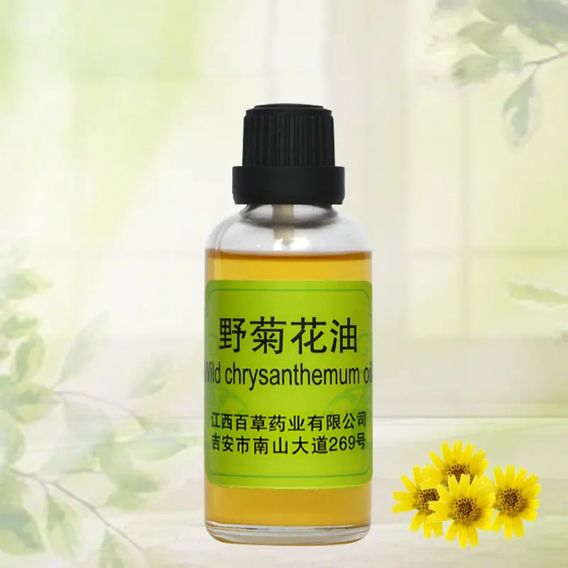 Huile de chrysanthème sauvage de ml, huile de base naturelle de sésame chinois, essence comestible